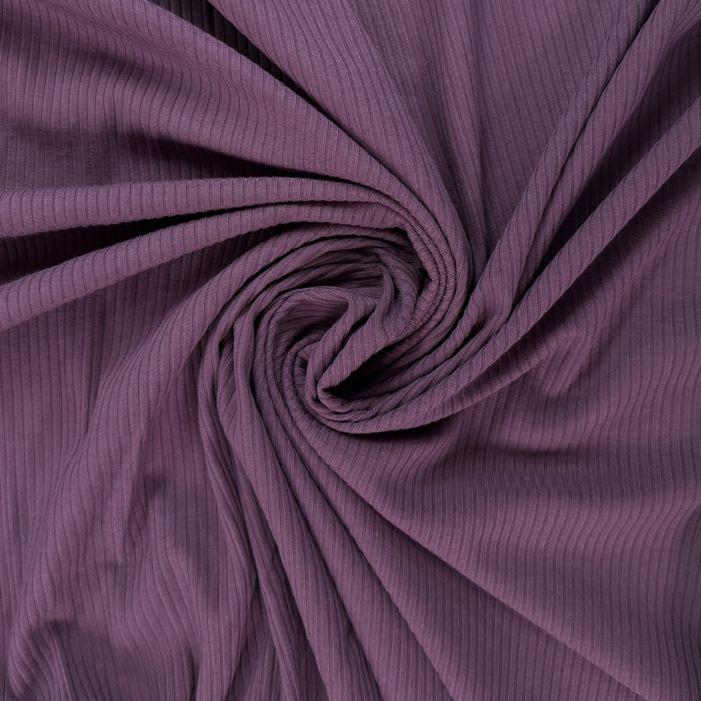 Bamboo Rib Knit - Prune