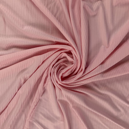 Bamboo Rib Knit - Baby Pink