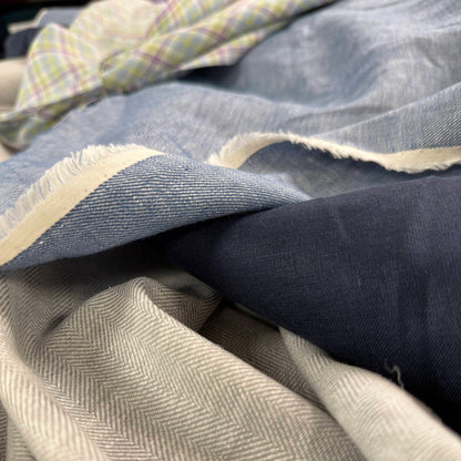 European Linen - Dark Navy - 59"