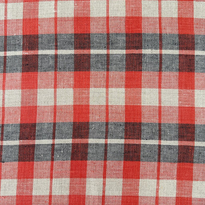 Yarn Dyed Plaid - Linen / Cotton - Deadstock Fabric