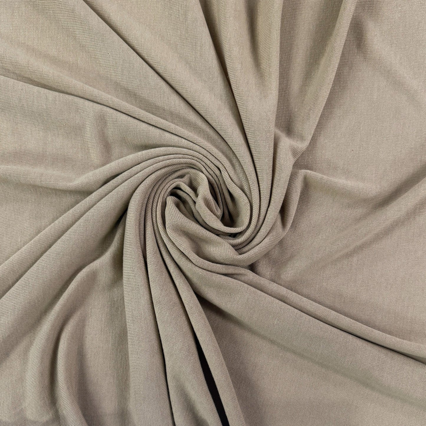 Rayon Polyester Sweater Knit - Sand - Deadstock