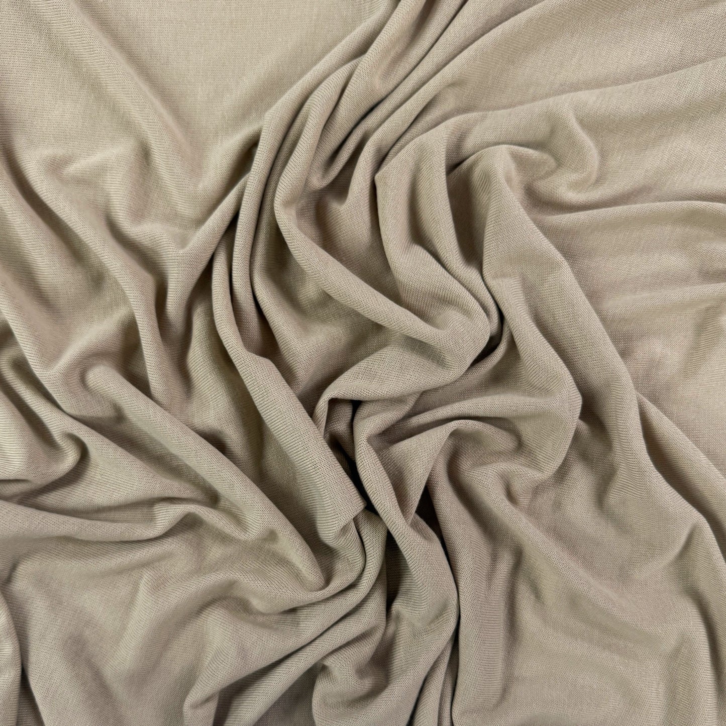 Rayon Polyester Sweater Knit - Sand - Deadstock