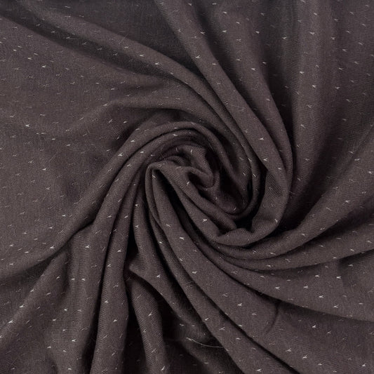 Acrylic Rayon Sweater Knit  - Brown/Purple - Deadstock