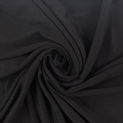 Soft Rayon Sweater Knit  - Black - Deadstock