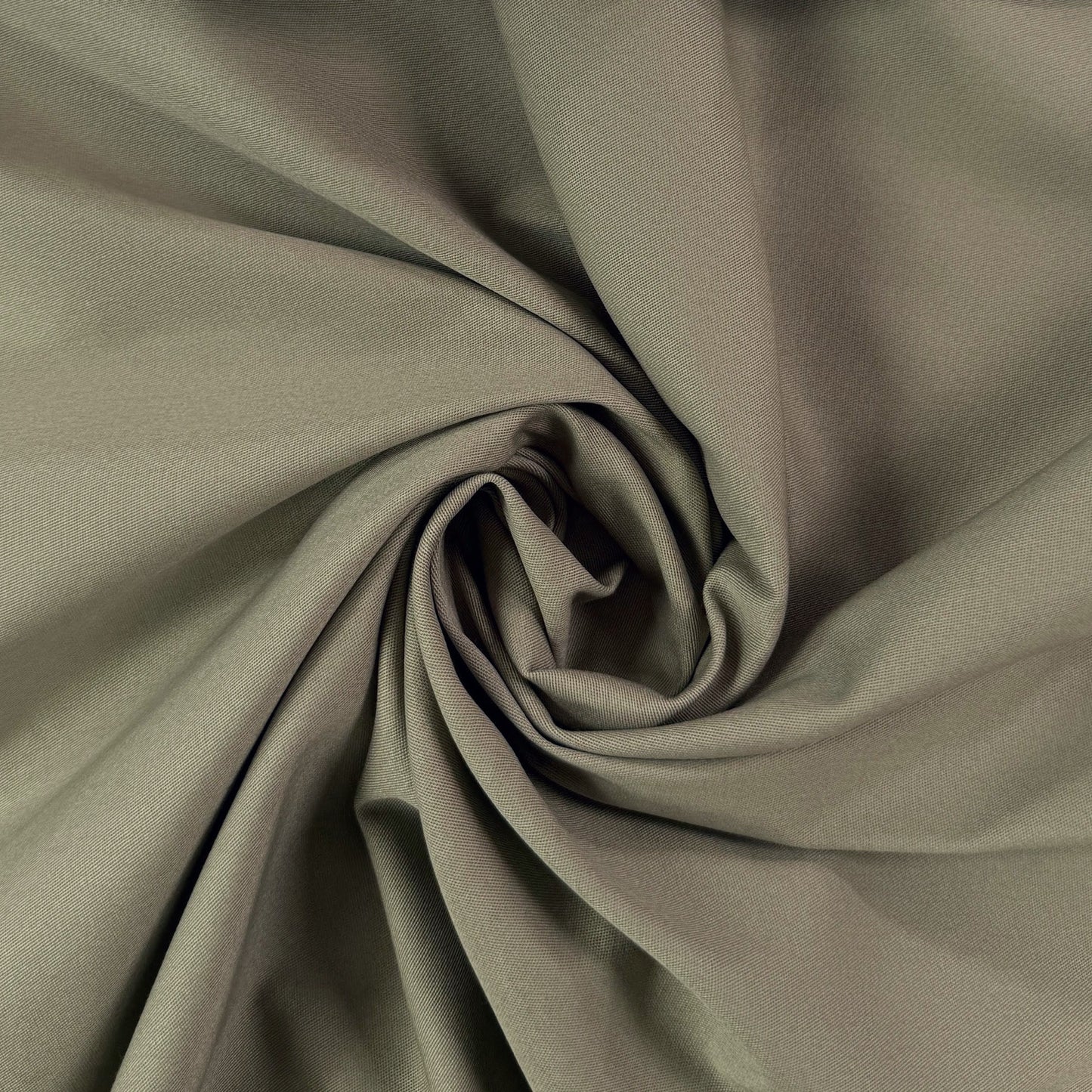 Stretch Cotton Twill - Army Green - Deadstock