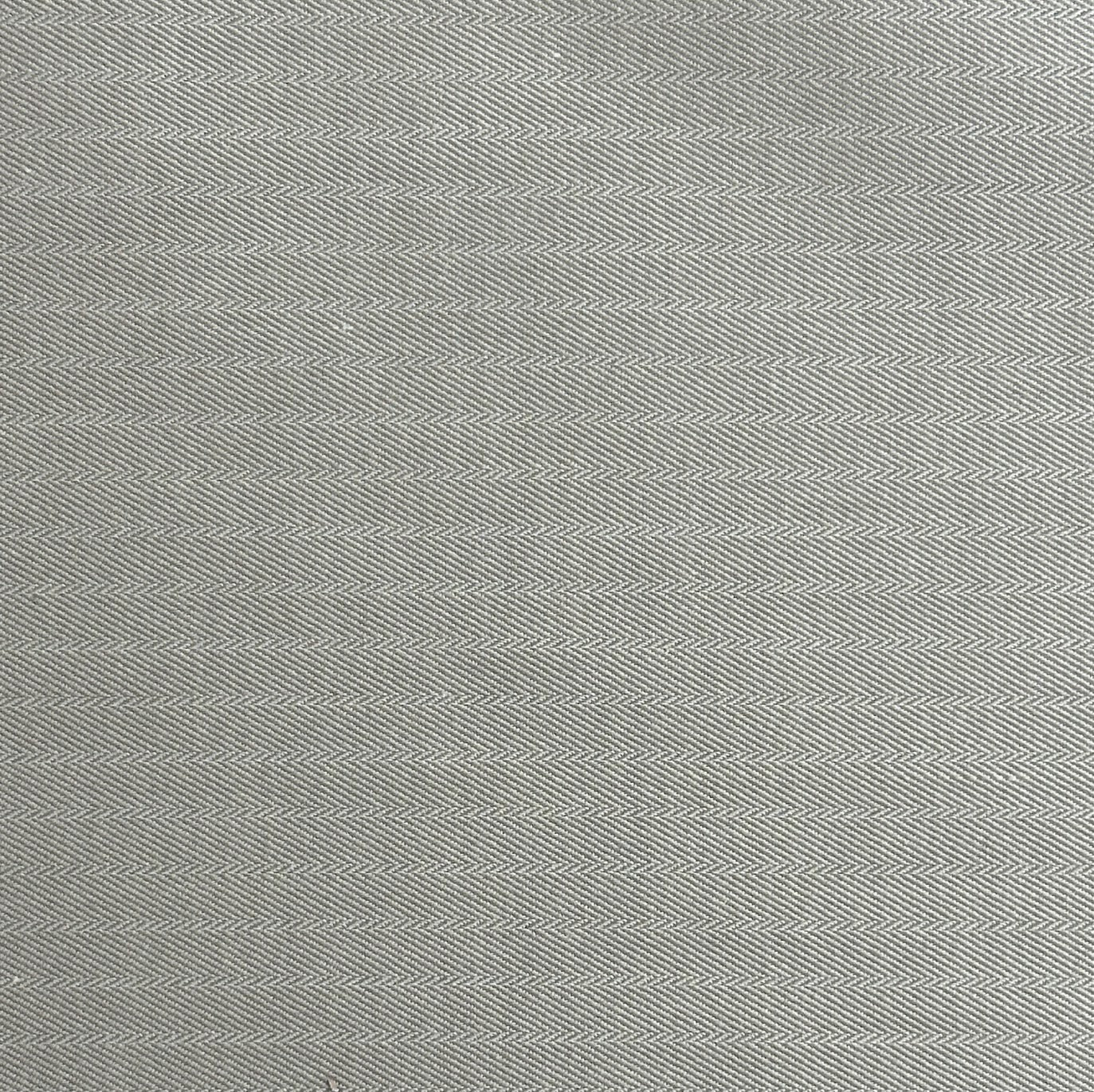 French Grey Herringbone Striped Soft Rayon - Deadstock