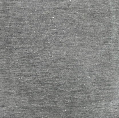Linen / Rayon Yarn Dyed Slub - Dark Grey - Deadstock