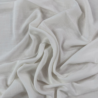 Silky Linen Viscose Noil - Alabaster