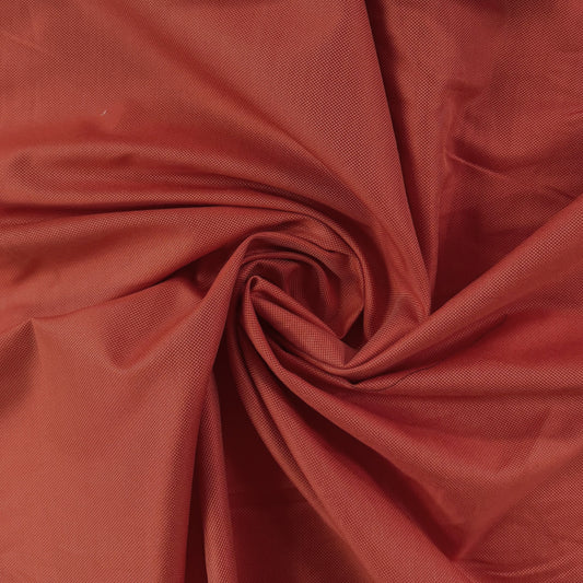 Cotton Diamond Weave Fine Shirting - Tangerine - Film Studio Deadstock