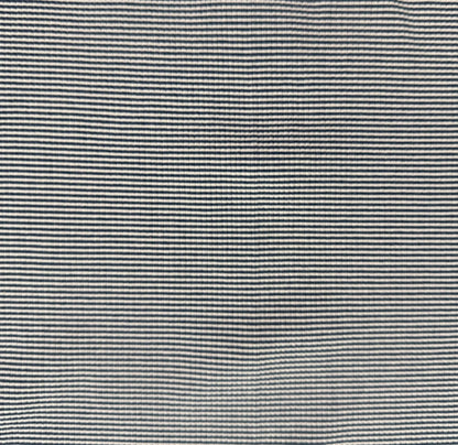 Knit Cotton - Navy & Ivory Stripe - Film Studio Deadstock