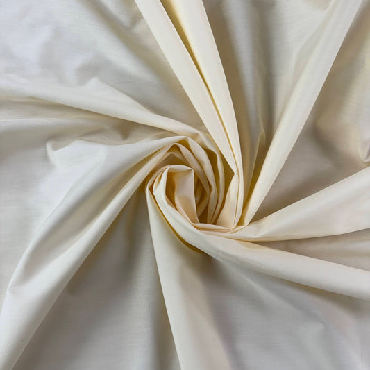 Organic Cotton Poplin - Natural - Film Studio Deadstock