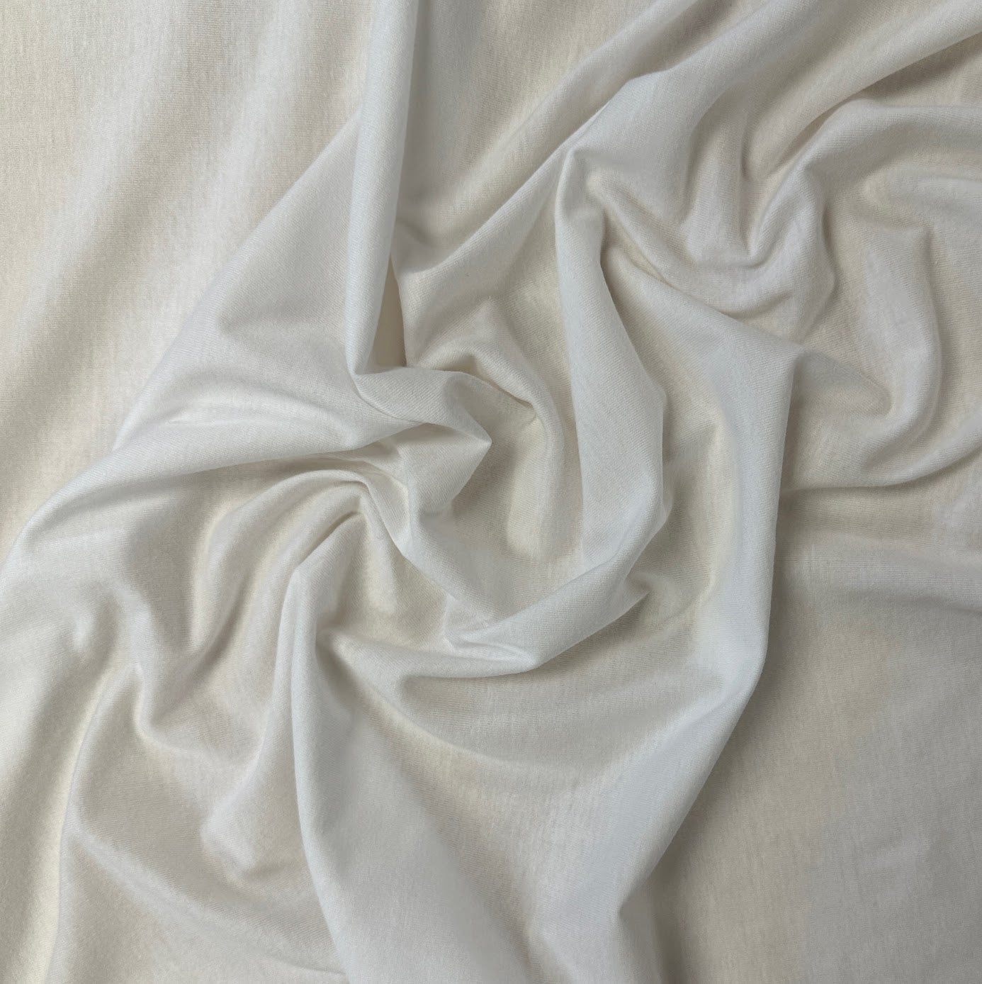 100% Organic Cotton Jersey - Off-White