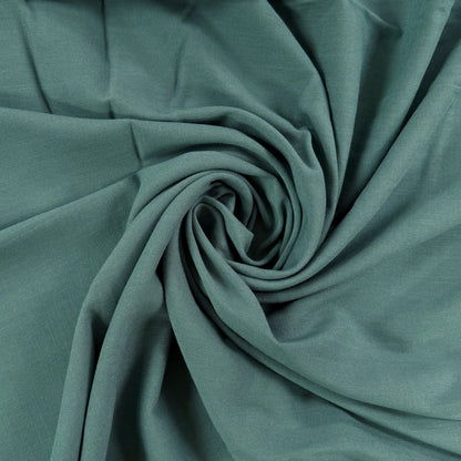 Stretch Viscose Slub - Petrol Blue