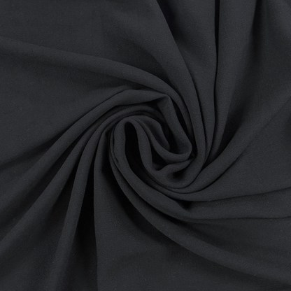 Viscose Georgette Crepe - Black