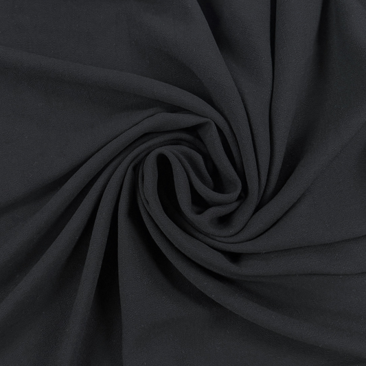 Viscose Georgette Crepe - Black
