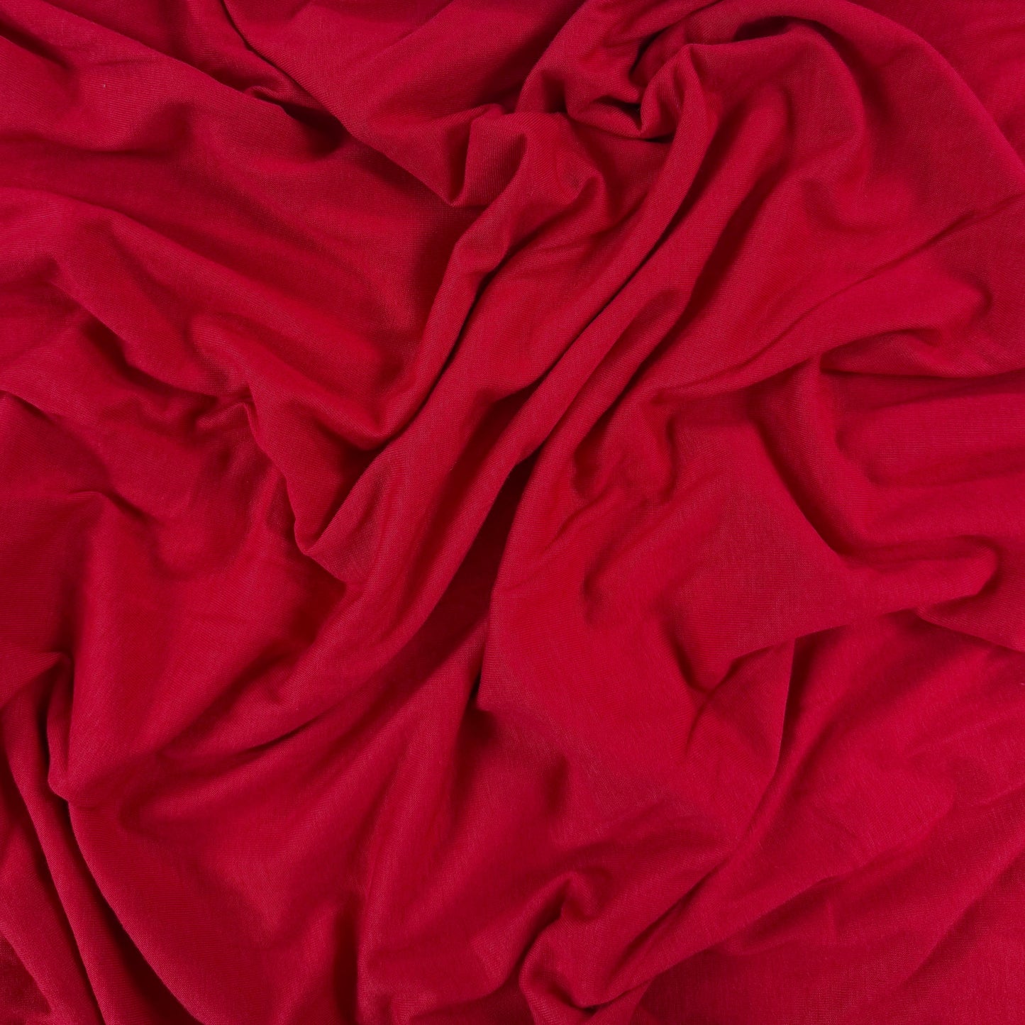 Bamboo Cotton Jersey Knit - Red - Deadstock