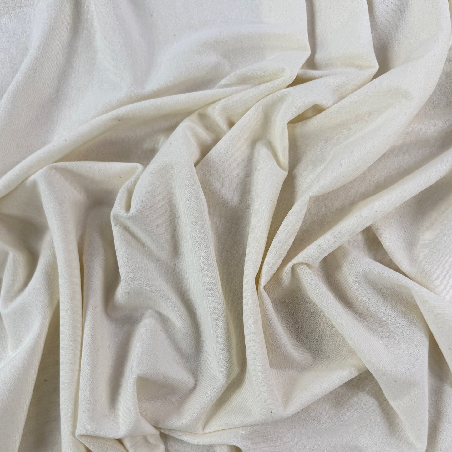 Japanese Linen Cotton Jersey Knit - Ivory