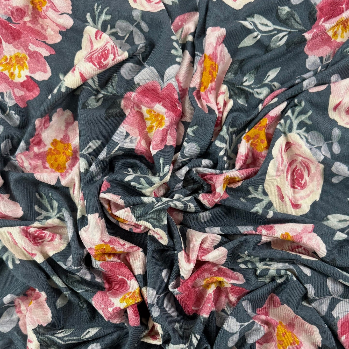 Modal Jersey Knit - Large Florals