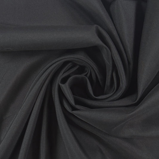 Lightweight Polyester Lining - Black - Film Studio Deadstock