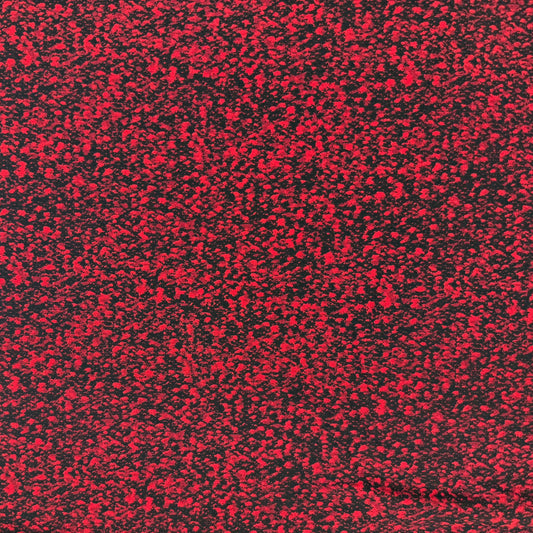 Polyester Knit - Red & Black Abstract - Film Studio Deadstock