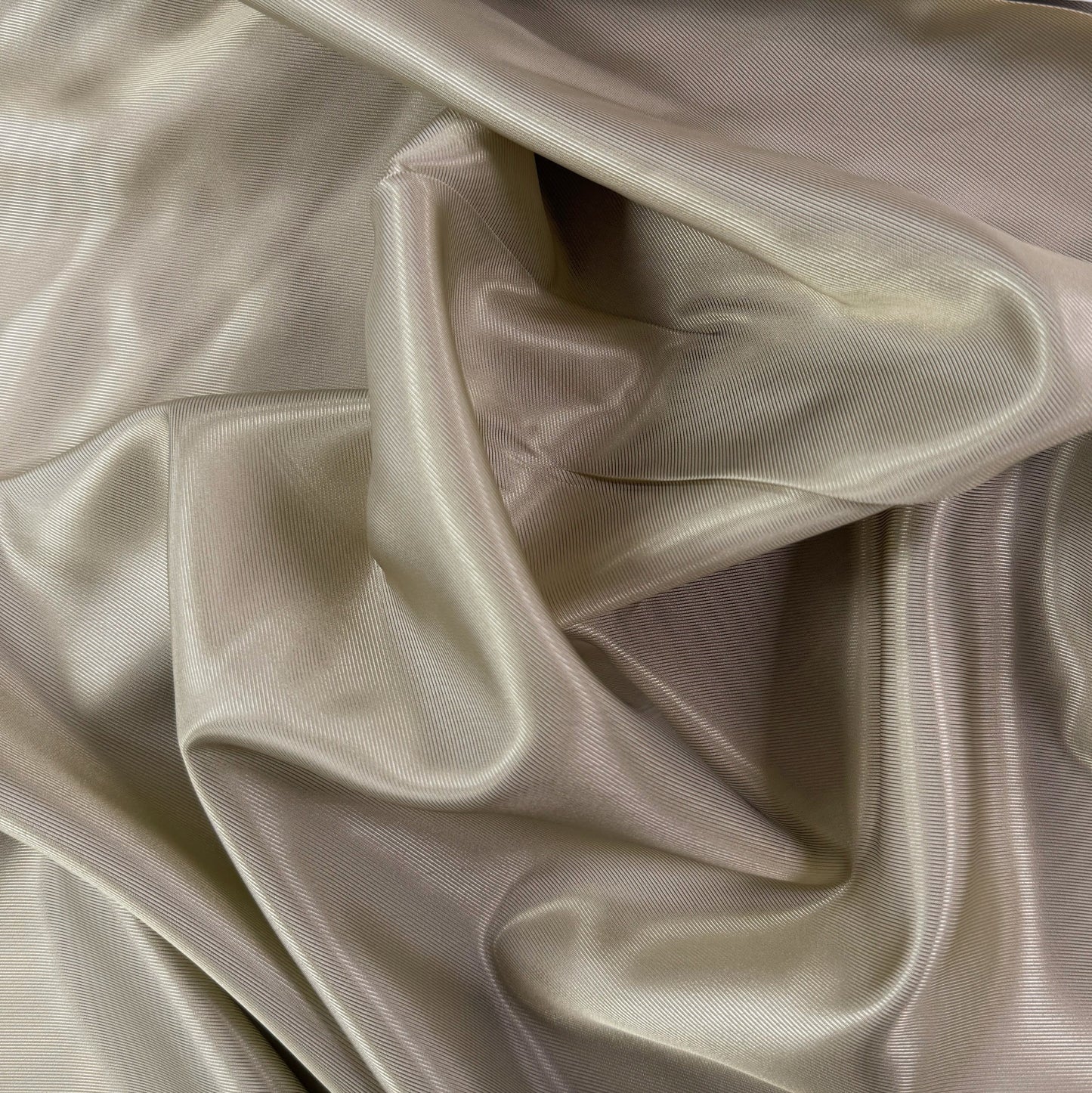 Acetate Bemberg Cupro Twill Lining  - Champagne  - Film Studio Deadstock
