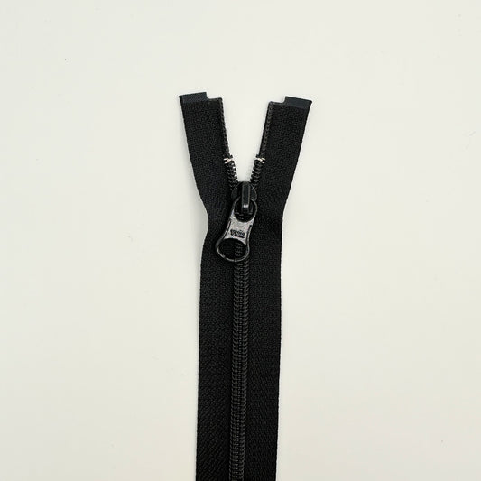 Midweight Open-End Zipper #4.5 39cm (15.5") - Black