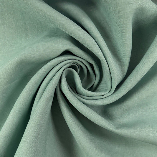 Mid-Weight Heritage Polish Linen - Faded Turquoise - 60"