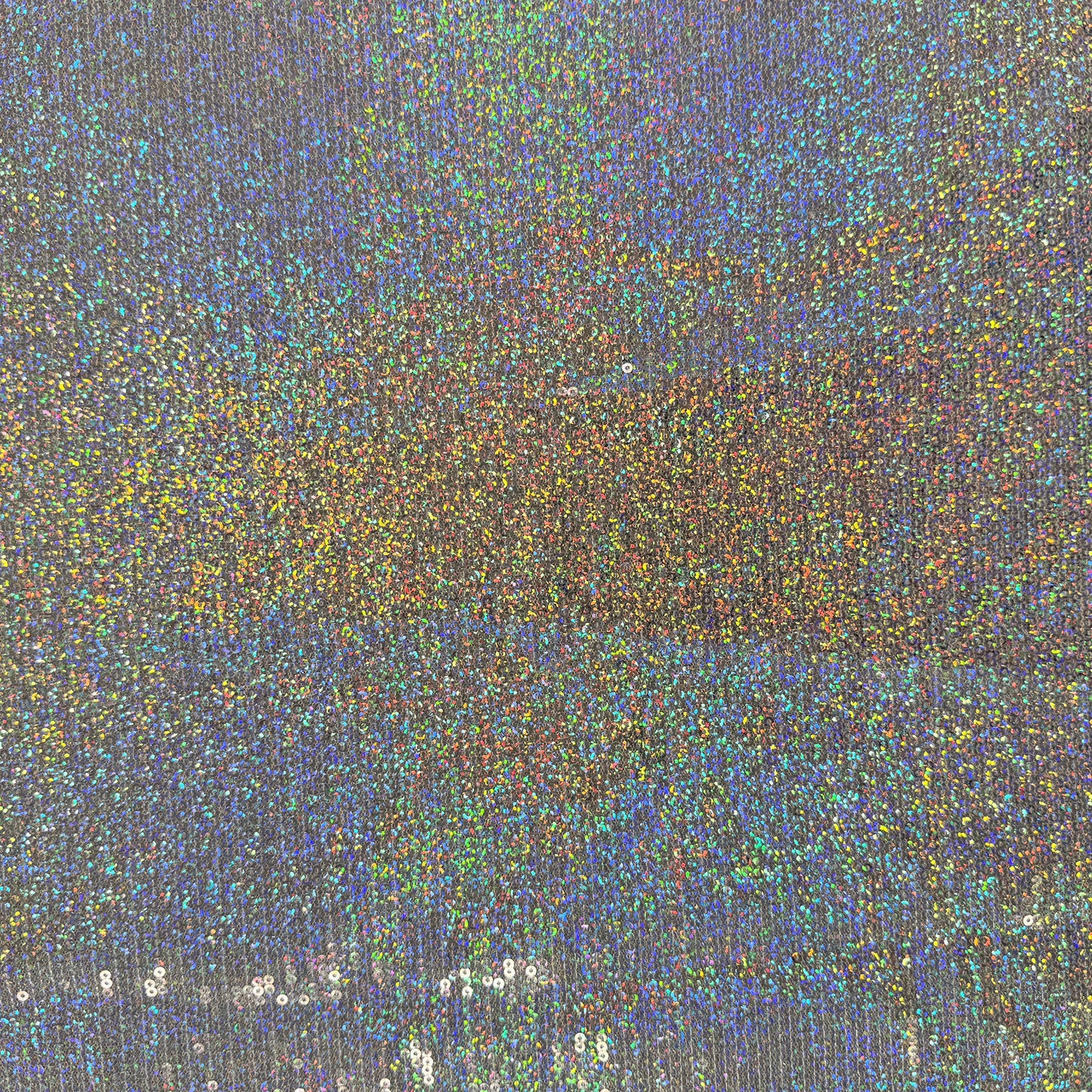 Sequins on Mesh Knit - Holographic - Deadstock
