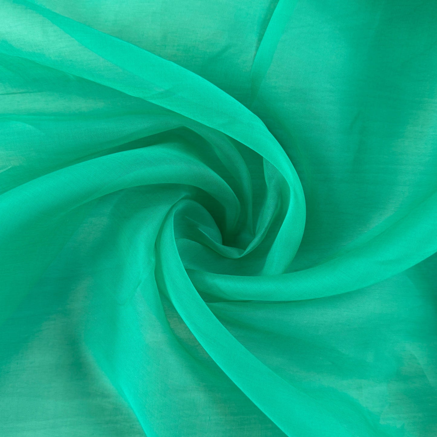 Cotton Organza - Green - Deadstock