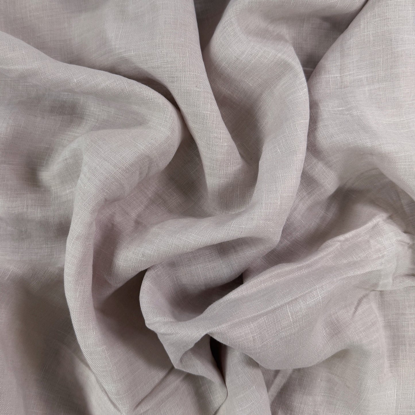 Sandwashed 100% Linen - Lilac Mist