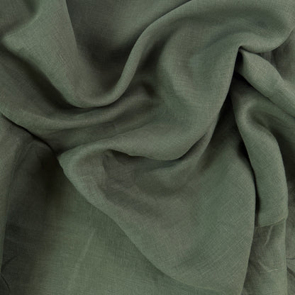 Sandwashed 100% Linen - Eucalyptus