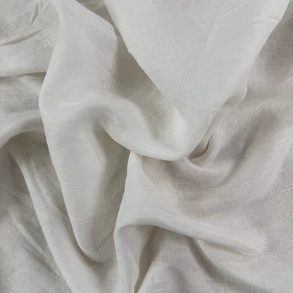 Sandwashed 100% Linen - Off White