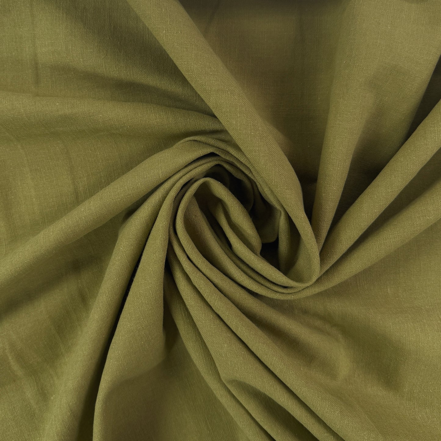 Cotton Linen Woven - Avocado Green