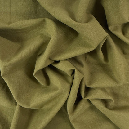 Cotton Linen Woven - Avocado Green