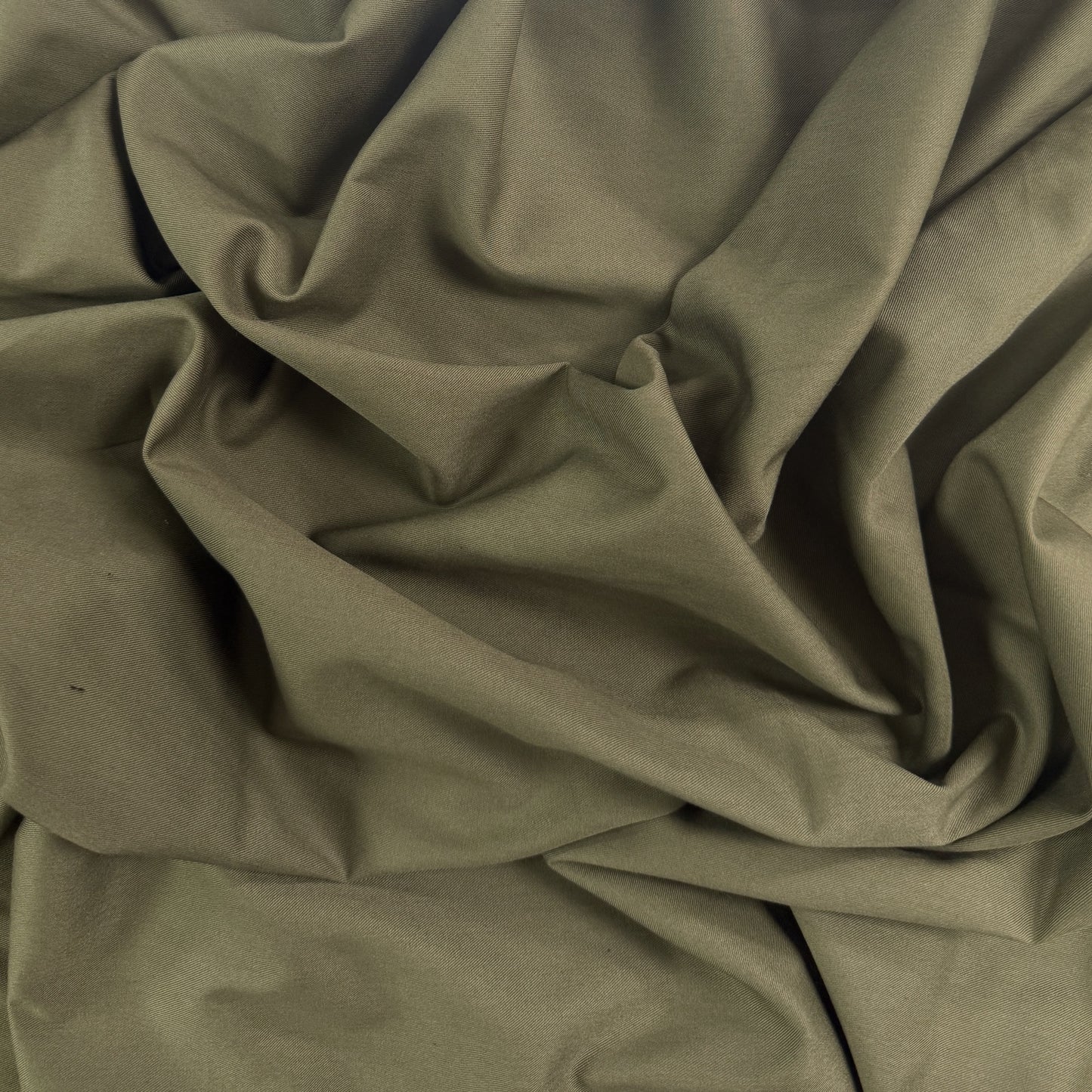 Cotton Tencel™ Lyocell Twill  - Army Green  - Deadstock