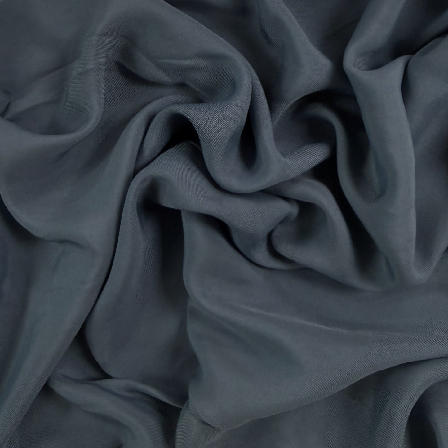 Triacetate Oxford Weave - Slate Blue - Deadstock