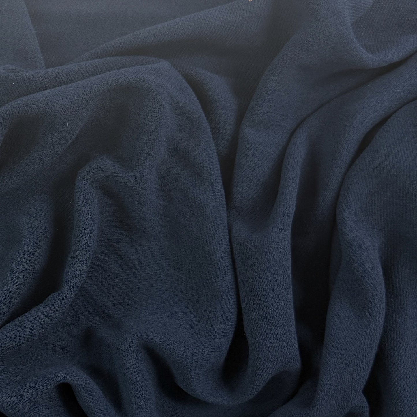 Stretch Rayon Twill - Blue - Deadstock