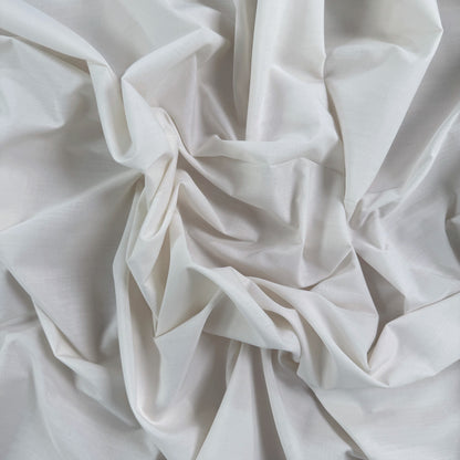 Lightweight Woven Viscose Cotton - Off-White - Deadstock