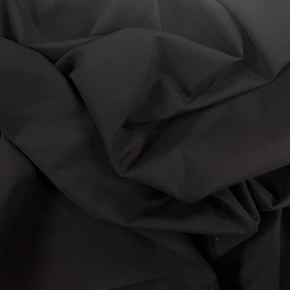Cotton Polyester Woven - Black - Deadstock