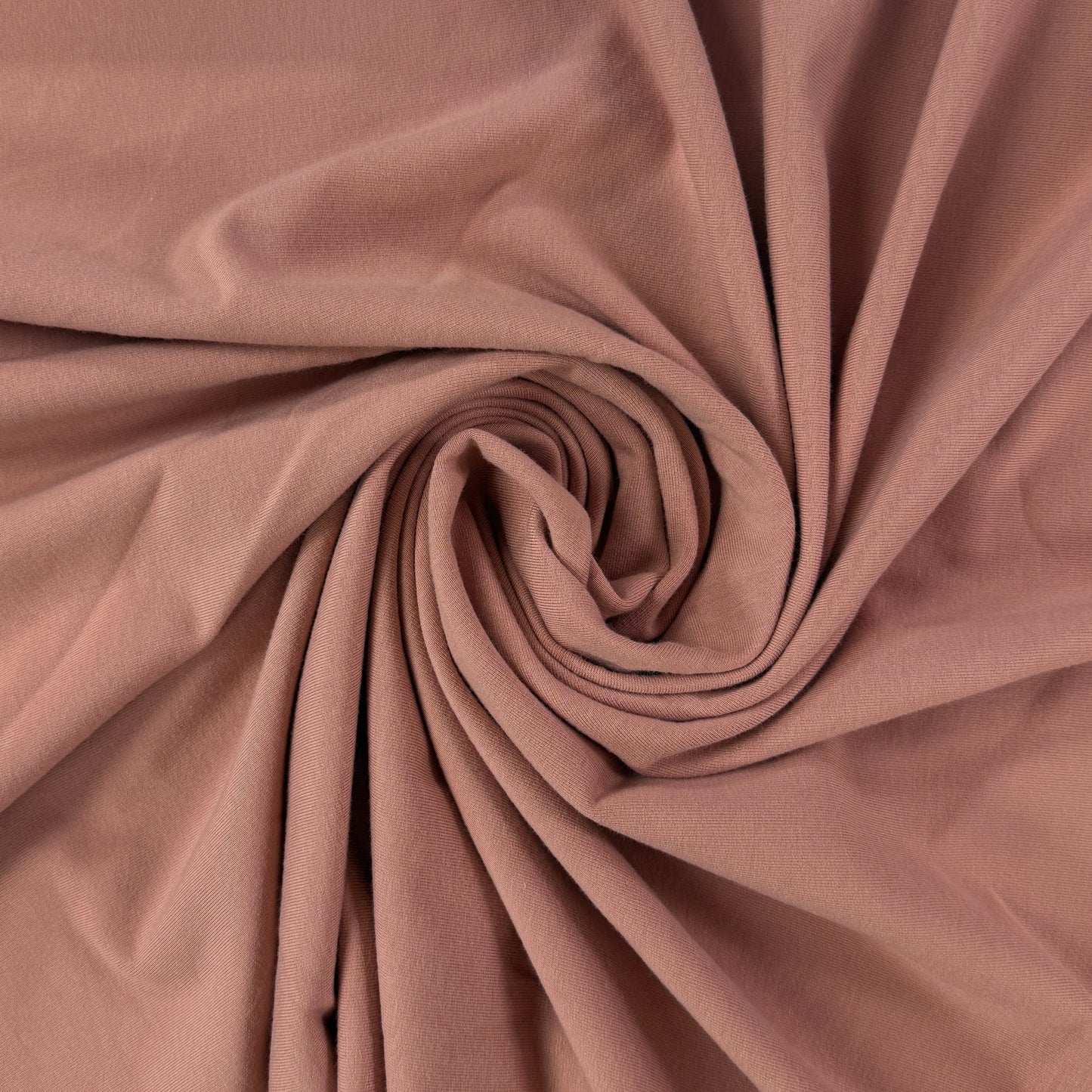 Bamboo Cotton French Terry - Dusty Rose