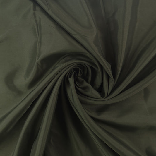 Silky Acetate - Forest Green - Deadstock