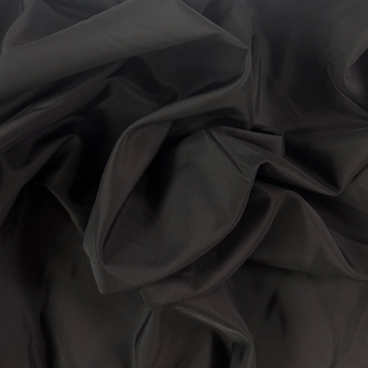Silky Acetate  - Black - Deadstock