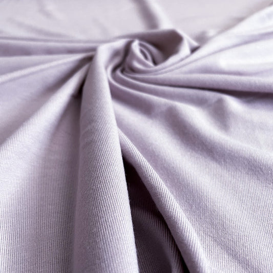 24" Remnant - Bamboo/Cotton Stretch Jersey - Lavender