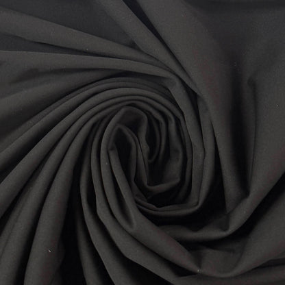 Polyester Scuba Double Knit - Black - Deadstock