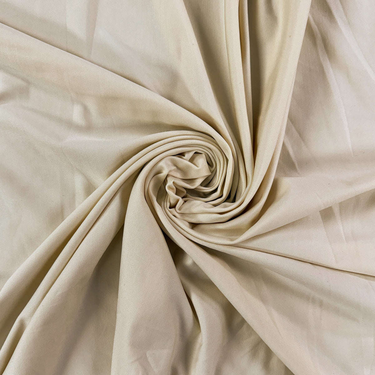 Polyester Spandex Jersey - Vanilla - Deadstock