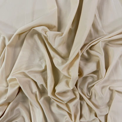 Polyester Spandex Jersey - Vanilla - Deadstock