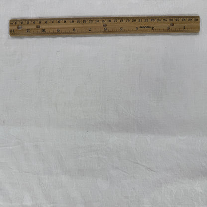 Cotton Brocade - White  - Deadstock