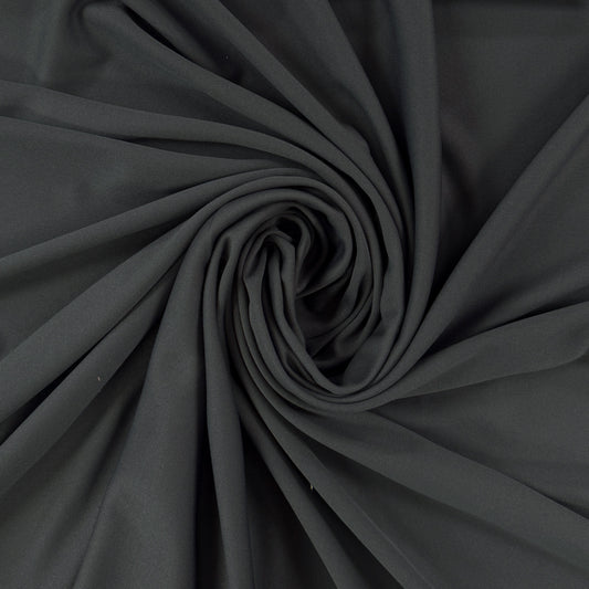 Polyester Interlock - Grey - Deadstock