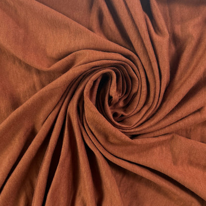 TENCEL™ Lyocell Cotton Spandex Lightweight Jersey - Pecan
