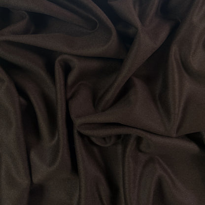 100% Virgin Wool Coating - Espresso